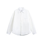 Unisex Oversized Shirt with concealed button placket and chest pocket Fashion Glam