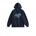 Unisex Oversized Hoodie with Kangaroo Pocket, Logo Print and Wide Ribbed Hem Fashion Glam
