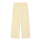 Women High-waisted wide Culotte pants with crease and pleats Fashion Glam