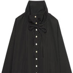 Women Cropped Oversized Utility Jacket with Stand Collar and Drawstring Fashion Glam