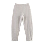 Women High-Waisted Pleated Pants with Loose Fit and Narrow Ankle Area Fashion Glam