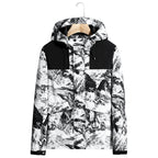 Men's Lightweight Water-Repellent Hooded Softshell Jacket with Concealed Press Stud Placket and Drawstring Fashion Glam