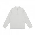 Unisex Waffle Knit Half-Zip Pullover with Raglan Sleeves Fashion Glam
