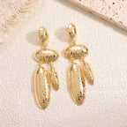 Women Hanging Earrings with artistic, three-dimensional design Fashion Glam