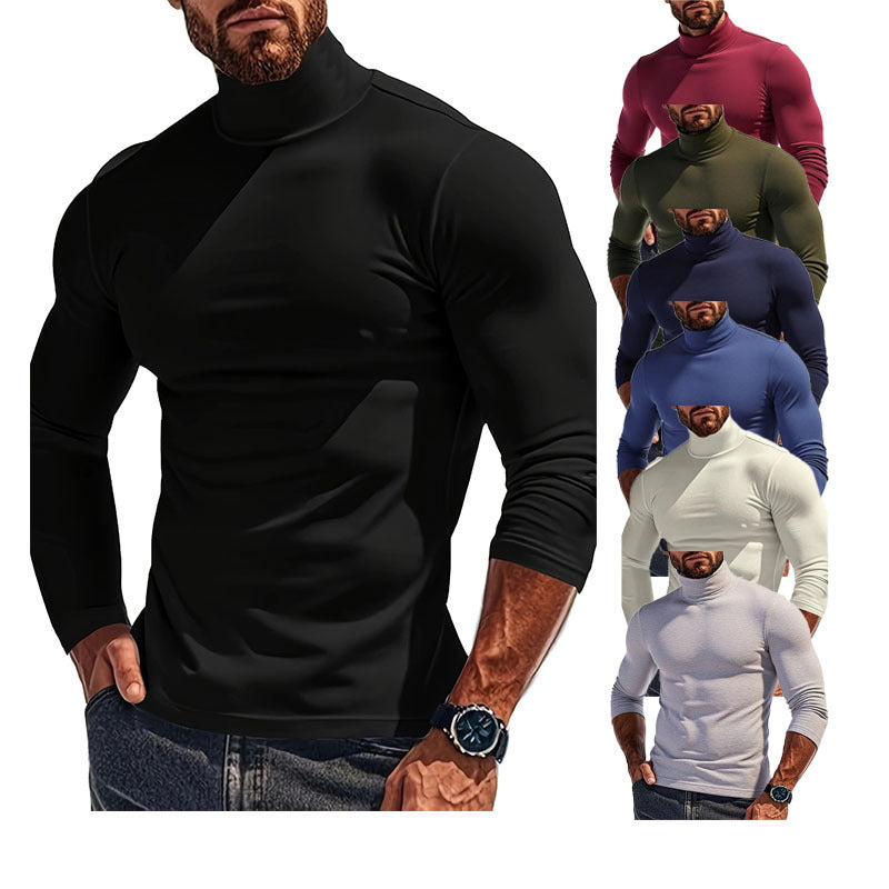 Men's turtleneck sweater in modern design Fashion Glam