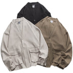 Unisex Oversize cardigan with large flap pockets and waffle texture Fashion Glam