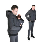 Men's multifunctional carry jacket with removable baby insert Fashion Glam