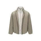 Men's ultralight tech blouson jacket with raglan sleeves, stand-up collar, and zip pockets Fashion Glam
