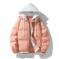 Women's quilted hooded jacket with soft teddy fleece lining, adjustable hem, and elastic cuffs Fashion Glam