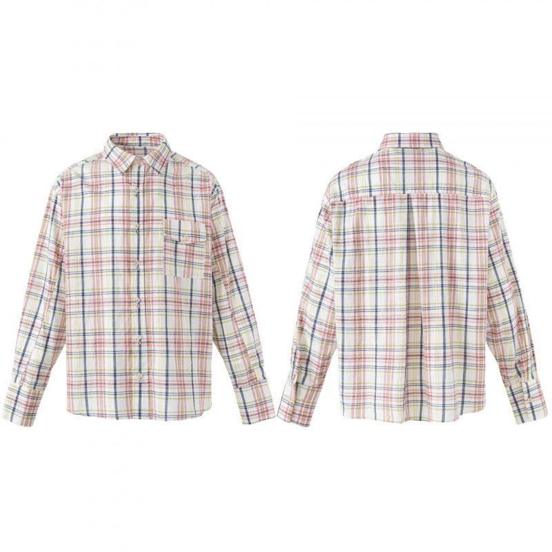 Unisex Checked Overshirt-Jacket with Chest Pocket and Boxy Cut Fashion Glam