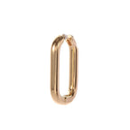 Women's hoops in modern crescent design Fashion Glam