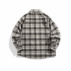 Unisex Karo-Flannel-Overshirt with boxy cut and patch chest pocket Fashion Glam