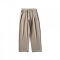 Men Straight Cut Comfort Canvas Pants with High Waist Fashion Glam