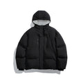 Unisex Kastige padded hoodie jacket with thermal insulation, water-repellent zippers, and drawstring Fashion Glam