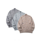 Unisex Boxy Knit Cardigan with Asymmetric Button Placket and Wide Ribbed Hem Fashion Glam