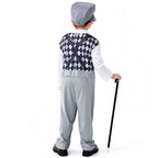 Men's carnival costume as a stylish grandfather with characteristic accessories Fashion Glam