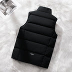 Women's quilted vest with thermal insulation and stand-up collar Fashion Glam