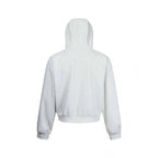 Unisex Short Hoodie Zip Pullover made of French Terry with Raglan Sleeves and Hidden Side Pockets Fashion Glam