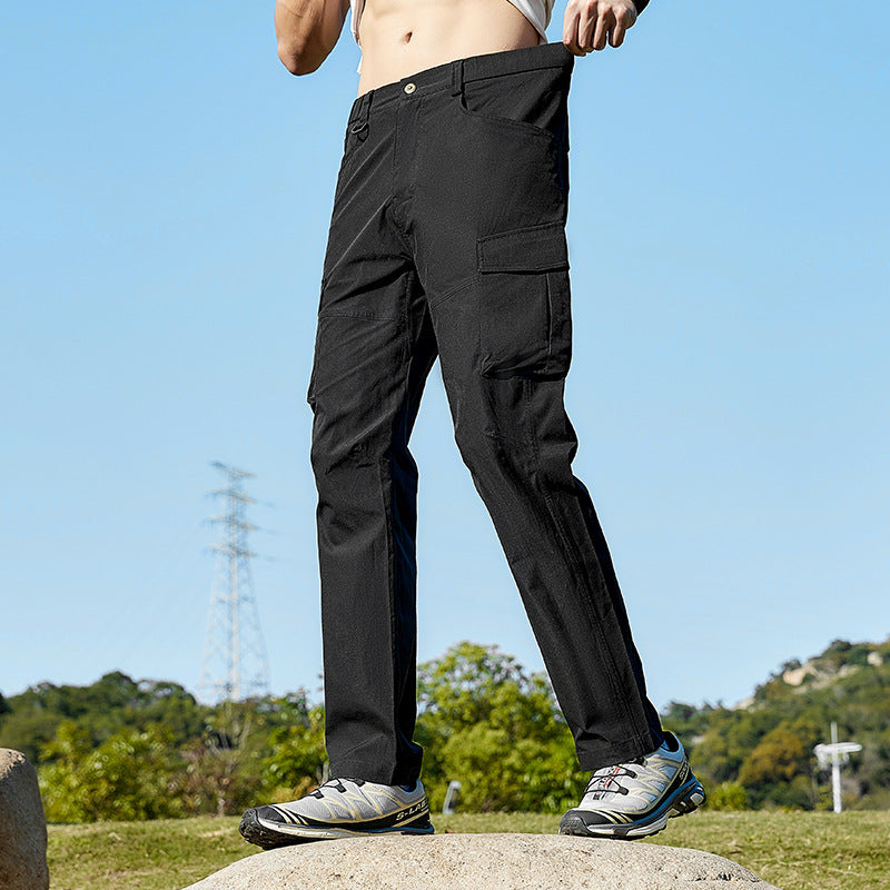 Men's Breathable Trekking Cargo Pants with Stretch and Multitude of Pockets Fashion Glam