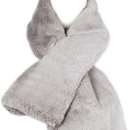 Ladies Luxurious Faux Fur Stole with Pocket Slot and Soft Thermal Lining Fashion Glam