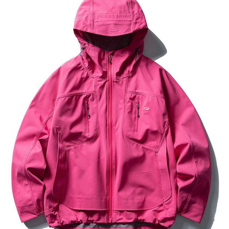 Unisex Technical Softshell Field Jacket with welded seams, four zippered pockets, and extended back part Fashion Glam