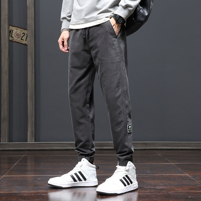 Men's Relaxed-Fit Jogger Pants with Elastic Waistband, Drawstring, and Cuffs Fashion Glam