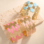Ladies bracelet with intricate floral design Fashion Glam