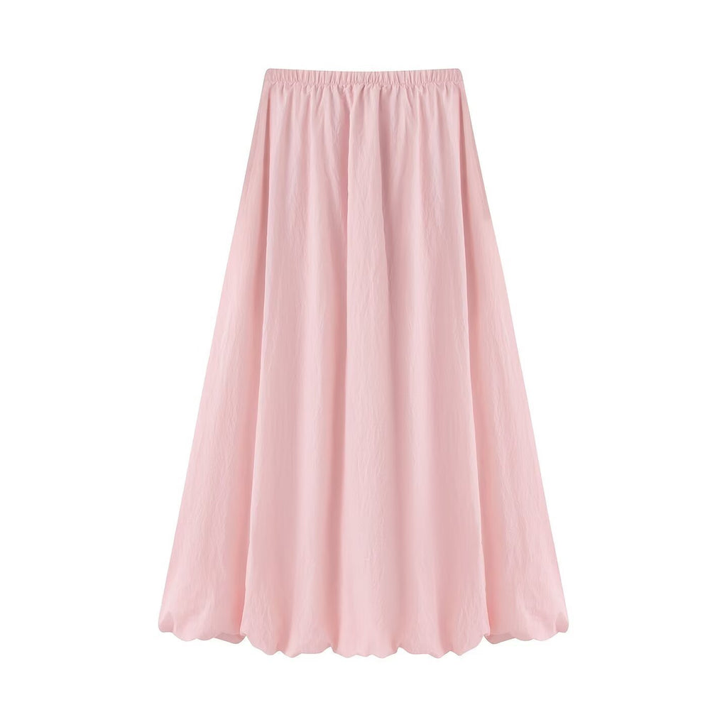 Women’s maxi skirt with wide pleats and balloon-shaped hem Fashion Glam