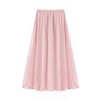 Women’s maxi skirt with wide pleats and balloon-shaped hem Fashion Glam