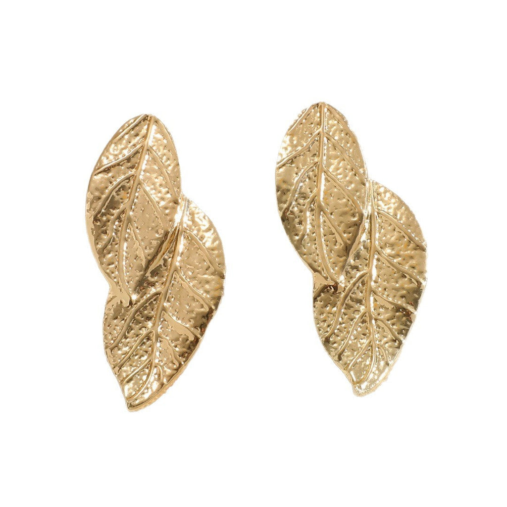 Ladies' bangle with artistic leaf design Fashion Glam