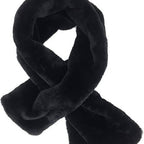 Ladies Luxurious Faux Fur Stole with Pocket Slot and Soft Thermal Lining Fashion Glam