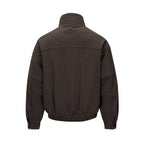 Men's short jacket in field look with reinforced stand-up collar, distinctive button placket and drawstring hem Fashion Glam