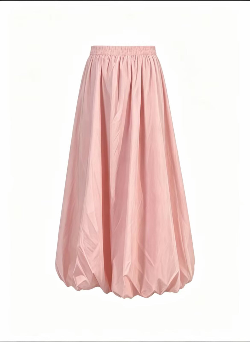 Women’s maxi skirt with wide pleats and balloon-shaped hem Fashion Glam