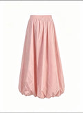 Women’s maxi skirt with wide pleats and balloon-shaped hem Fashion Glam