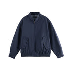 Men's lightweight nylon blouson in boxy cut with stand-up collar and patch flap pockets Fashion Glam