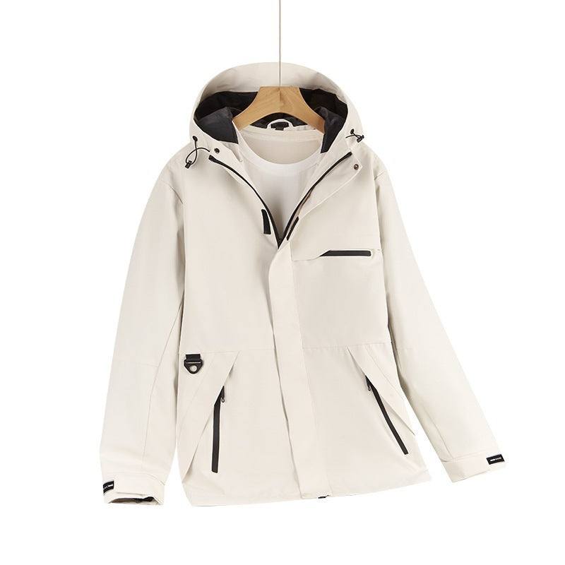 Men's Water-Repellent Softshell Hoodie Jacket with Concealed Zippers and Urban Cut Fashion Glam