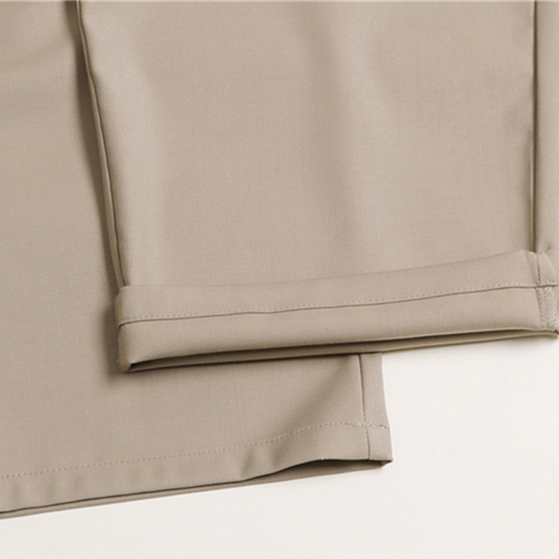 Women's Palazzo Pants with High Waist, Pleats and Elastic Waistband Fashion Glam