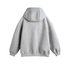 Unisex Oversize Hoodie Jacket with Asymmetrical Zipper and High Stand-Up Collar Fashion Glam
