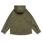 Unisex Oversized Utility Parka with hood, concealed front placket and multifunctional pockets Fashion Glam