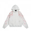 Unisex Oversize Hoodie with Cherry Blossom Print, Kangaroo Pocket and Loose Fit Fashion Glam