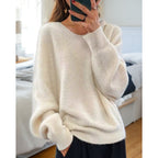 Women cozy Cashmere Sweater Fashion Glam