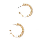 Ladies hoop earrings with intricate structures Fashion Glam