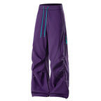 Men's Baggy Cargo Pants with Elastic Waistband, Multifunctional Pockets, and Adjustable Hem Fashion Glam
