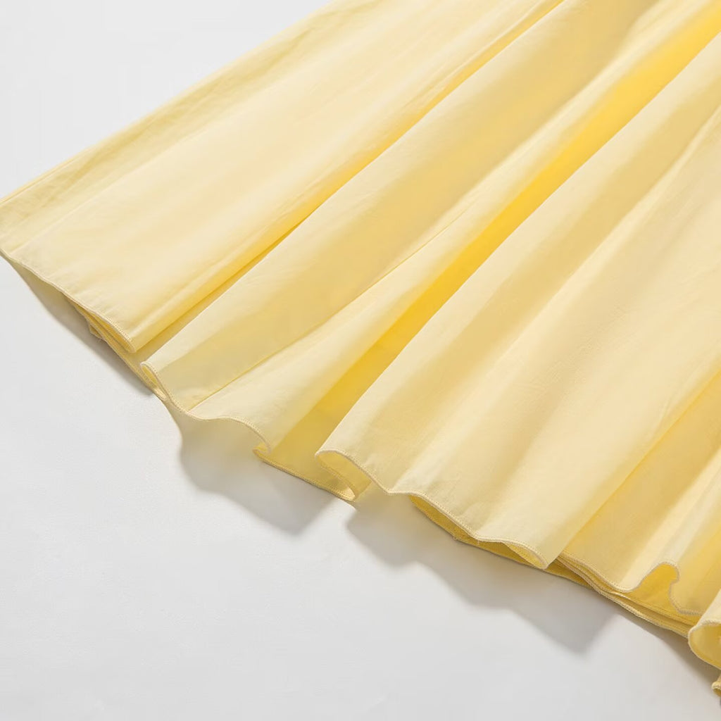 Women's Flowing A-Line Maxi Skirt with Fine Pleats and High Waist Fashion Glam
