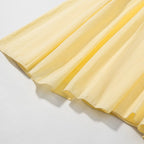 Women's Flowing A-Line Maxi Skirt with Fine Pleats and High Waist Fashion Glam