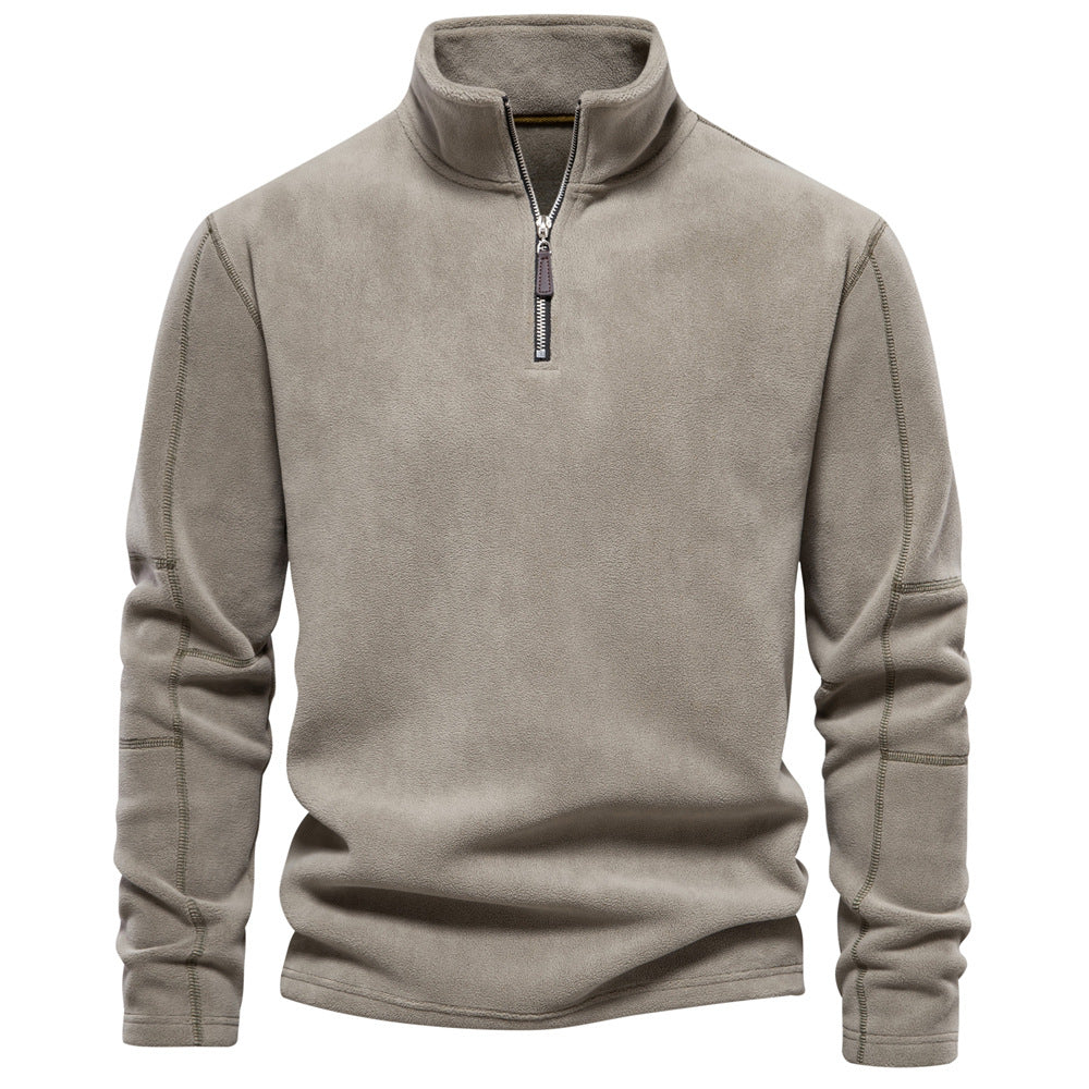 MAXIME - RELAXED QUARTER ZIP SWEATER