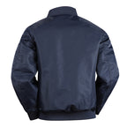 Men's Lightweight Flight Bomber Jacket with Water-Repellent Shell and Contrast Lining Fashion Glam