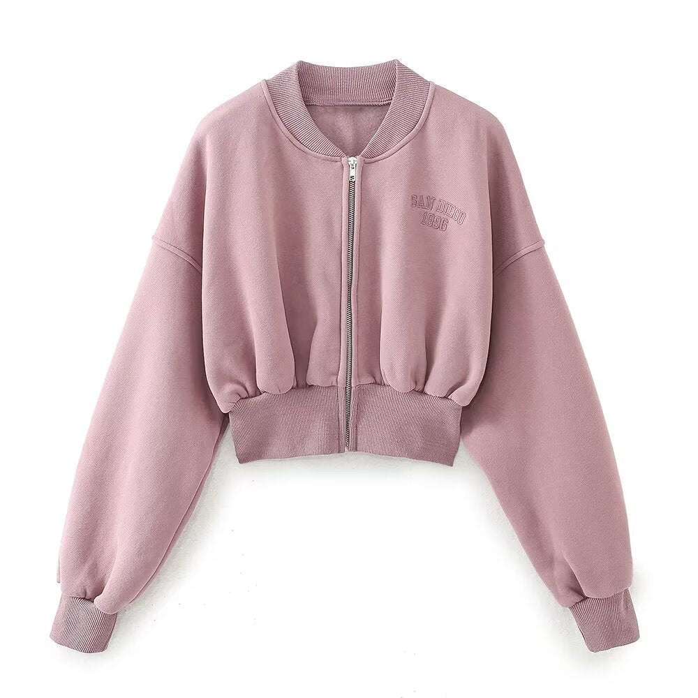 Women's Wide Fleece Jogging Pants with High Elastic Waistband, Side Pockets and Subtle Logo Embroidery Fashion Glam