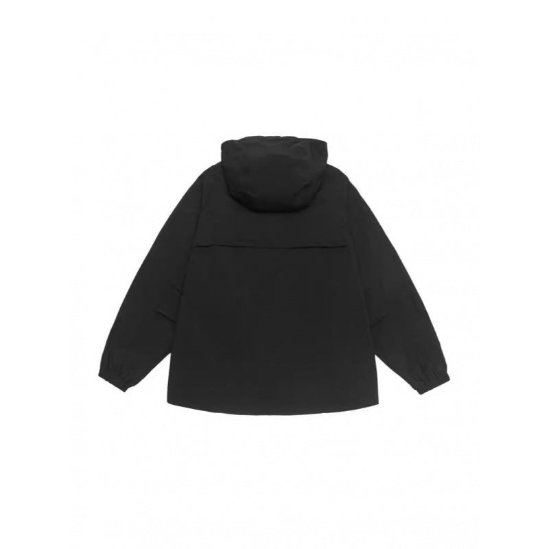 Unisex Oversized Hooded Jacket in Parka Style with Extended Back and Drawstring Fashion Glam