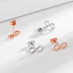 Ladies earrings in infinity design made of high-quality material Fashion Glam